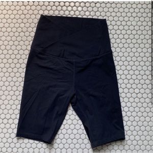 Paragon fitwear crossover waist biker short in black